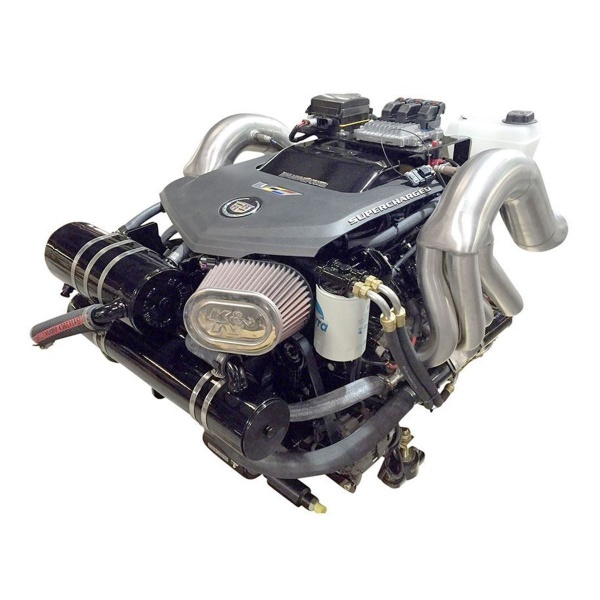 Двигатель морской MARINE POWER 6.2 LSA 556 л/с для V-Drive улучшенный выхлоп